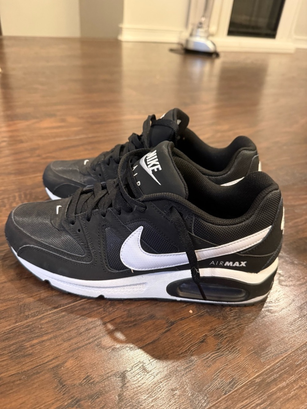 Nike Black and White Air Max Low-Top Sneakers